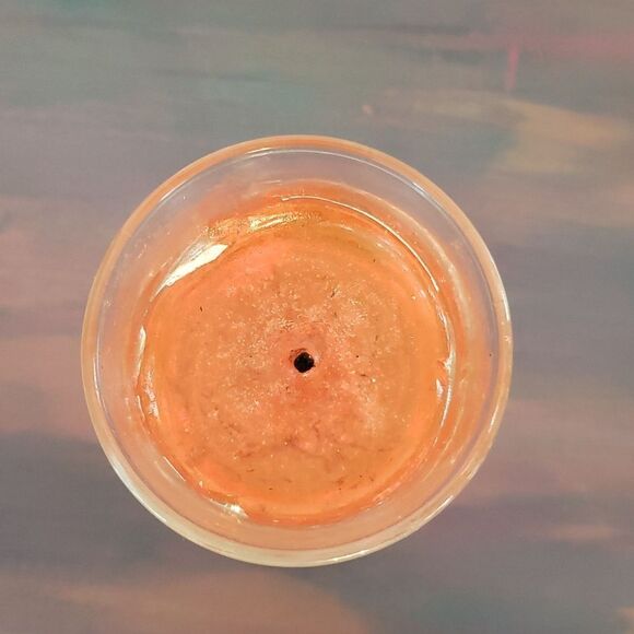 Vintage Avon SPARKLING SWIRL Red Transparent Candle & Goblet Holder - Picture 3 of 9